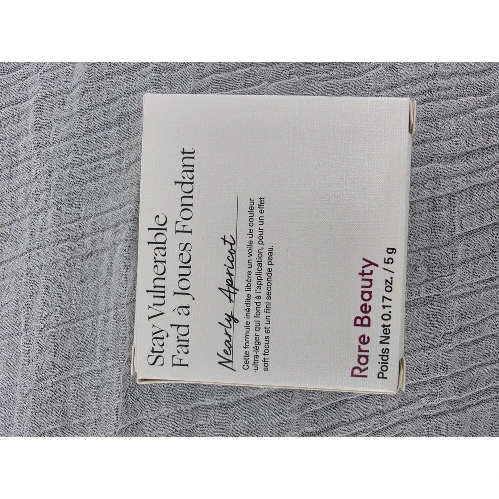Rare Beauty Stay Vulnerable Melting Blush Nearly Apricot Cream Blush 0.17oz New